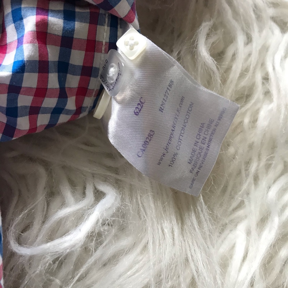 JEREMY ARGYLE CHECK PLAID GINGHAM BUTTON DOWN‎ - Picture 4 of 6
